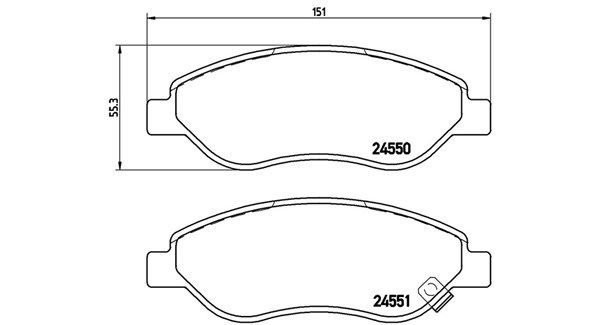 MAGNETI MARELLI Piduriklotsi komplekt,ketaspidur 363700459053